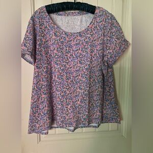 J. Jill Floral Print Women's Top